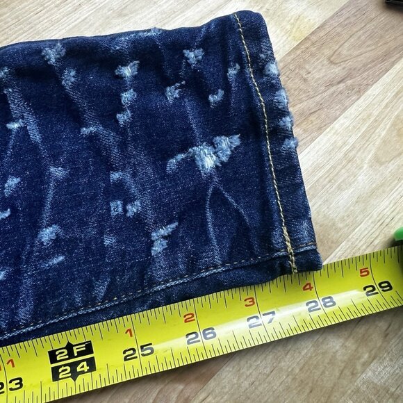 R13 Jeans Alison Skinny Camden Barbed Wire Rips Distressed Made In Italy Size 27 - Picture 13 of 13